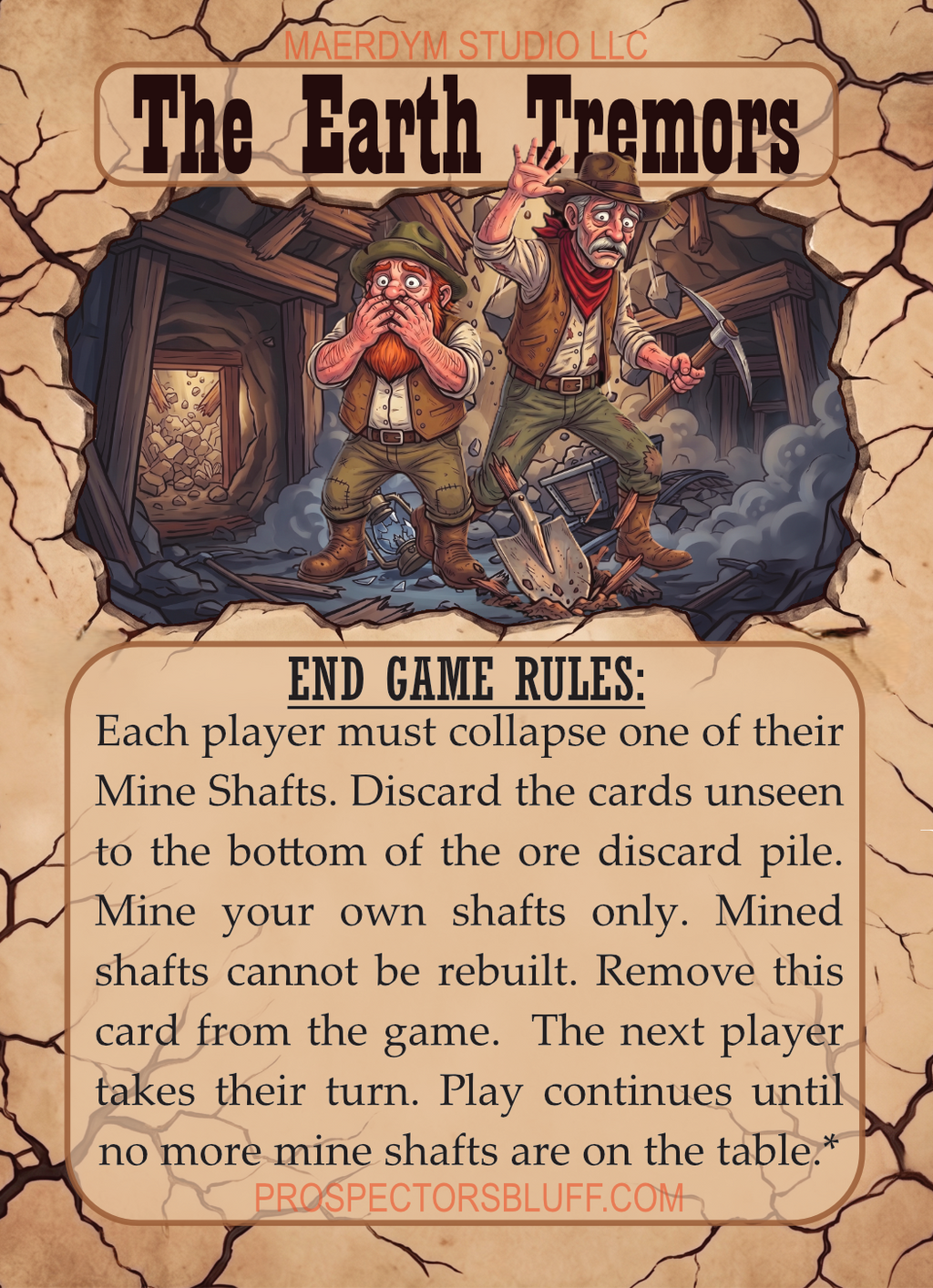 Prospector's Bluff - Mining Card Game
