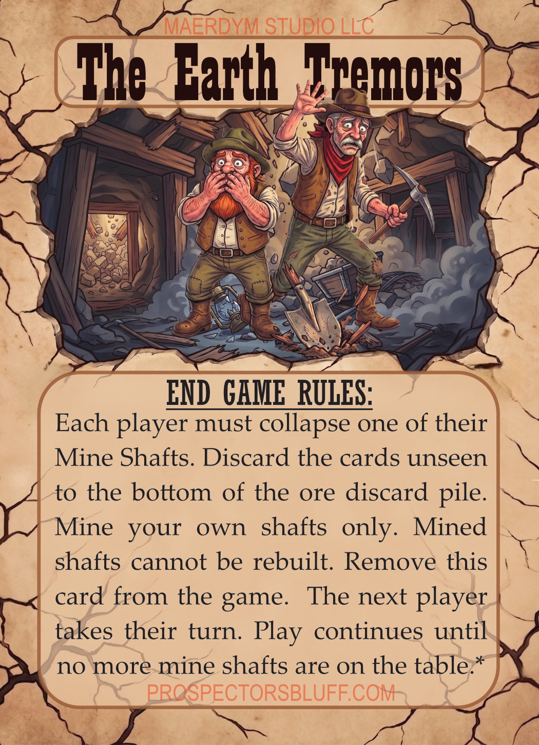 Prospector's Bluff - Mining Card Game