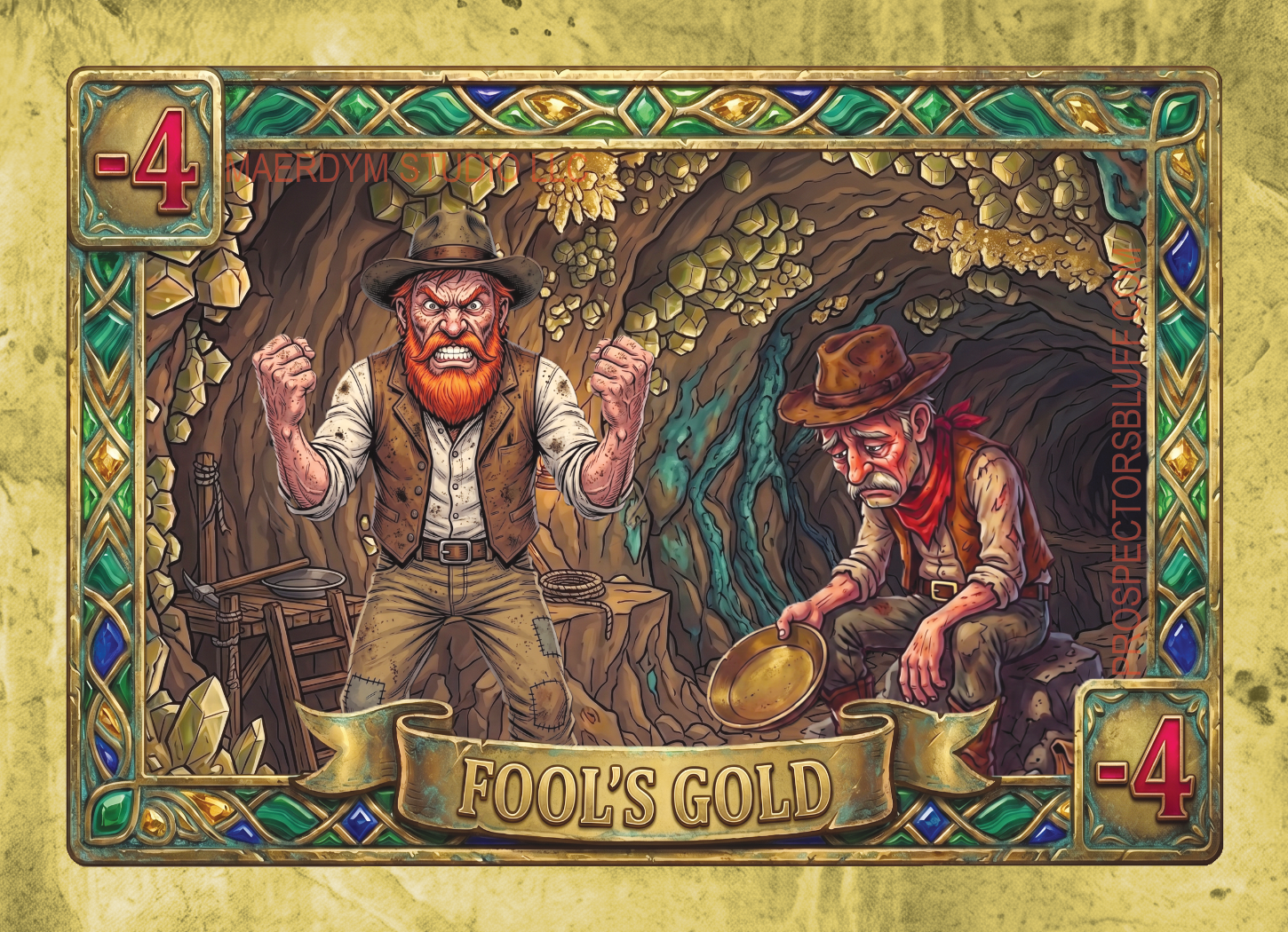 Prospector's Bluff - Mining Card Game